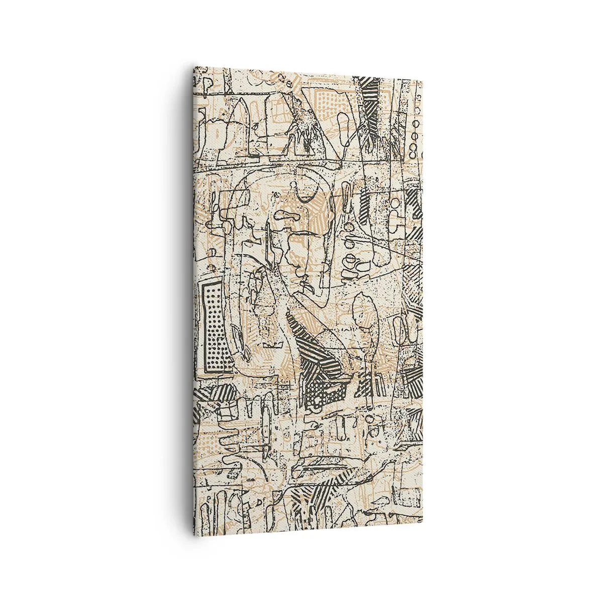 Quadro em tela - À espera de ser decifrado - 55x100 cm