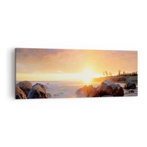 Quadro em tela - A brisa luminosa da noite - 140x50 cm