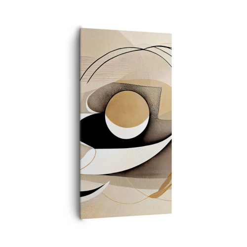 Quadro em tela - Composição: a essência da palavra - 65x120 cm