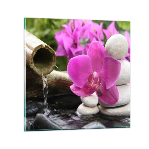 Quadro em vidro - Descanso imediato - 40x40 cm