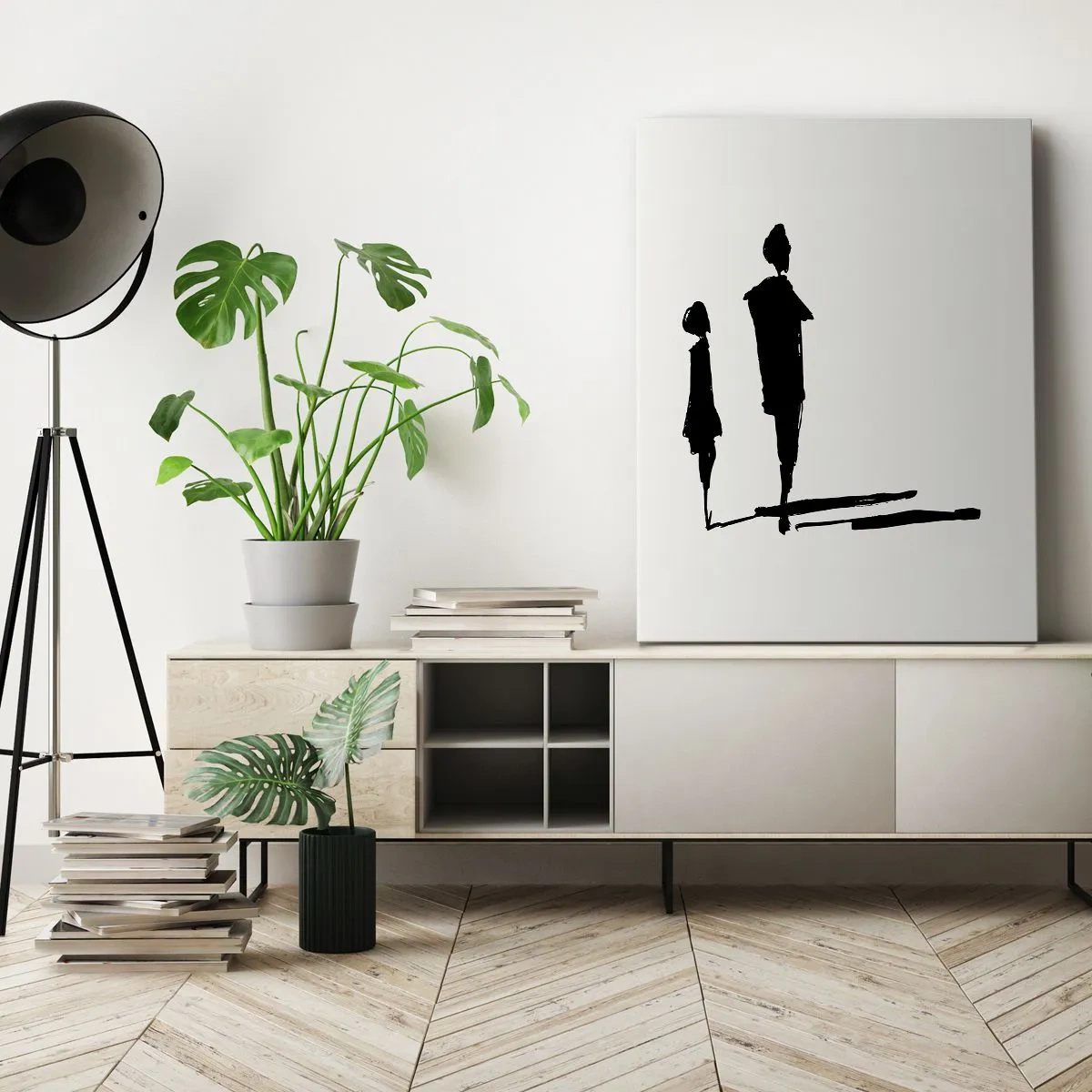 Quadro em tela - Certeza que juntos? - 50x70 cm