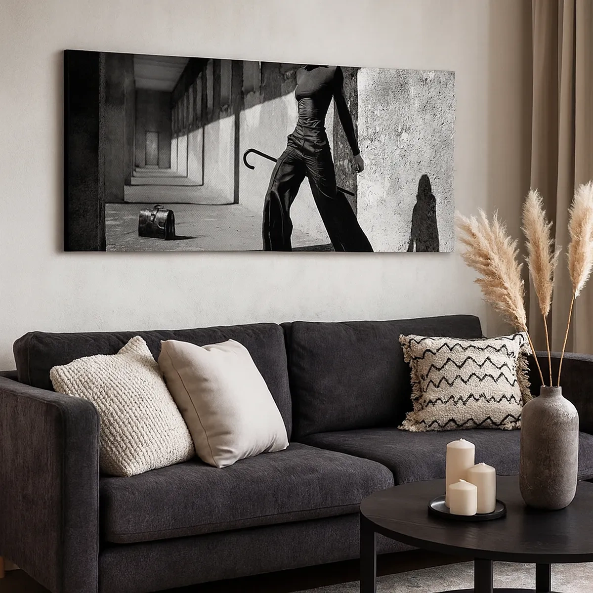 Quadro em tela - Elegância urbana - 30x30 cm