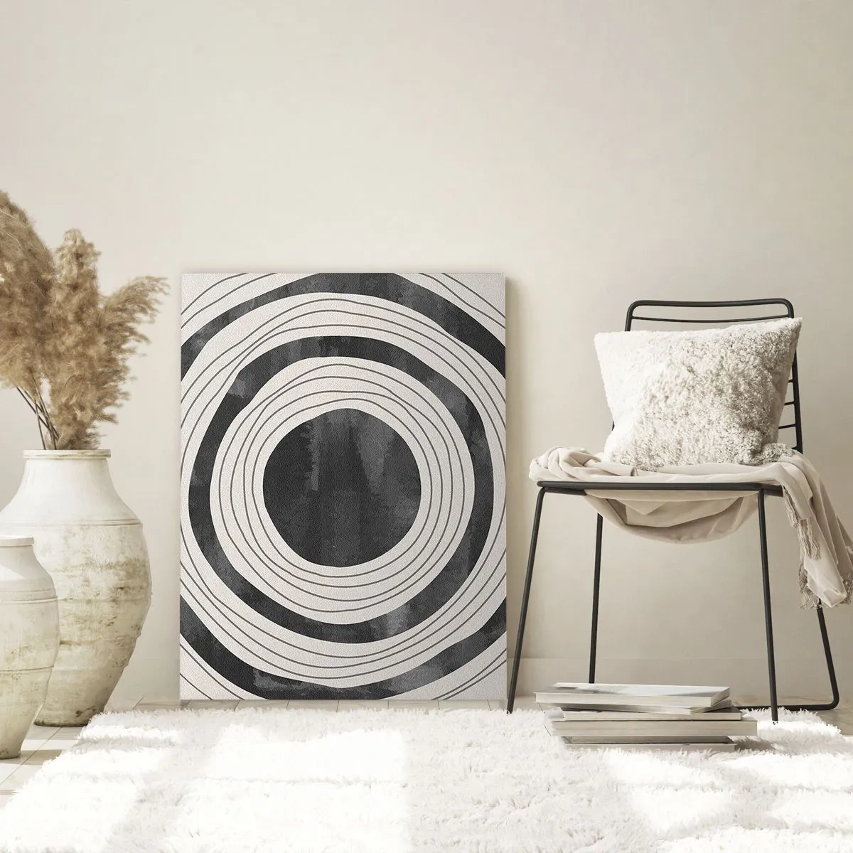 Quadro em vidro - Direito ao ponto - 50x70 cm