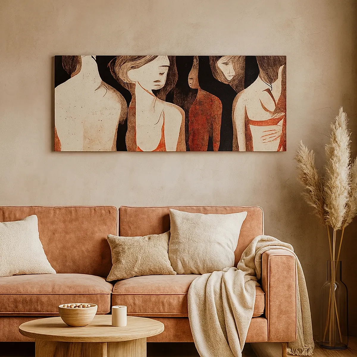 Quadro em tela - Madonas das trevas - 30x30 cm