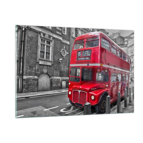 Quadro em vidro - Sempre o mesmo - 120x80 cm