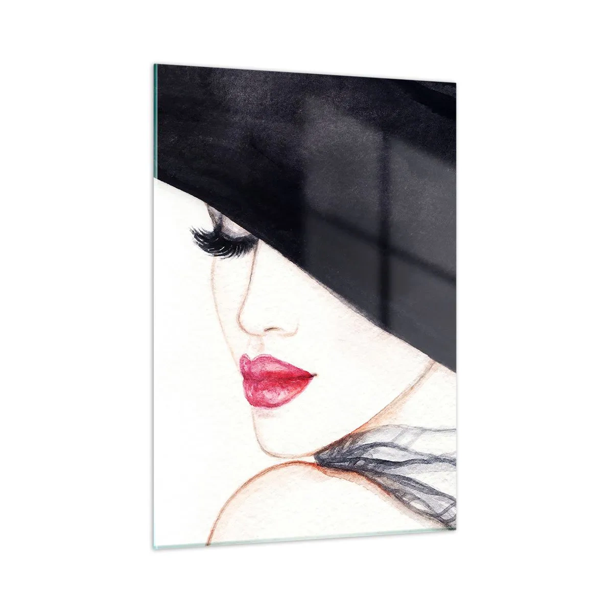 Quadro em vidro - Elegância e sensualidade - 50x70 cm
