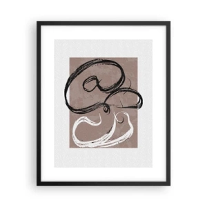 Pôster com moldura preta - Composição – a busca pela plenitude - 40x50 cm