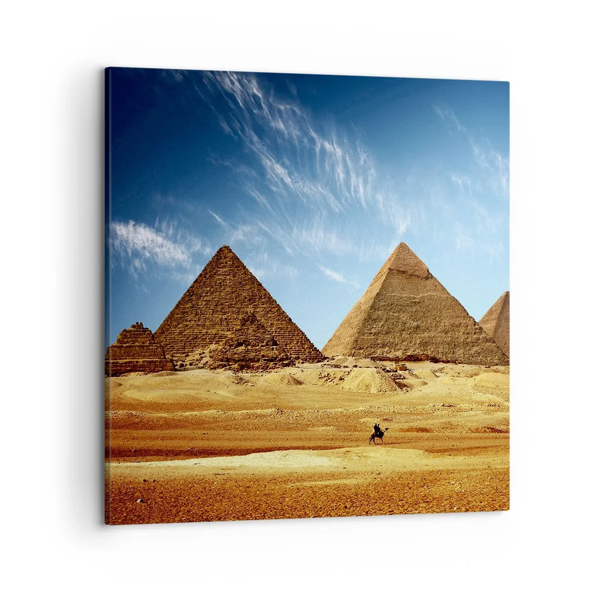 Quadro em tela - 40 séculos vos contemplam - 50x50 cm