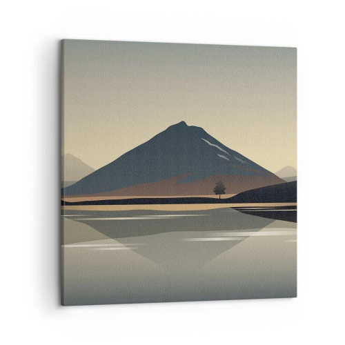 Quadro em tela - Reflexo de espelho - 50x50 cm