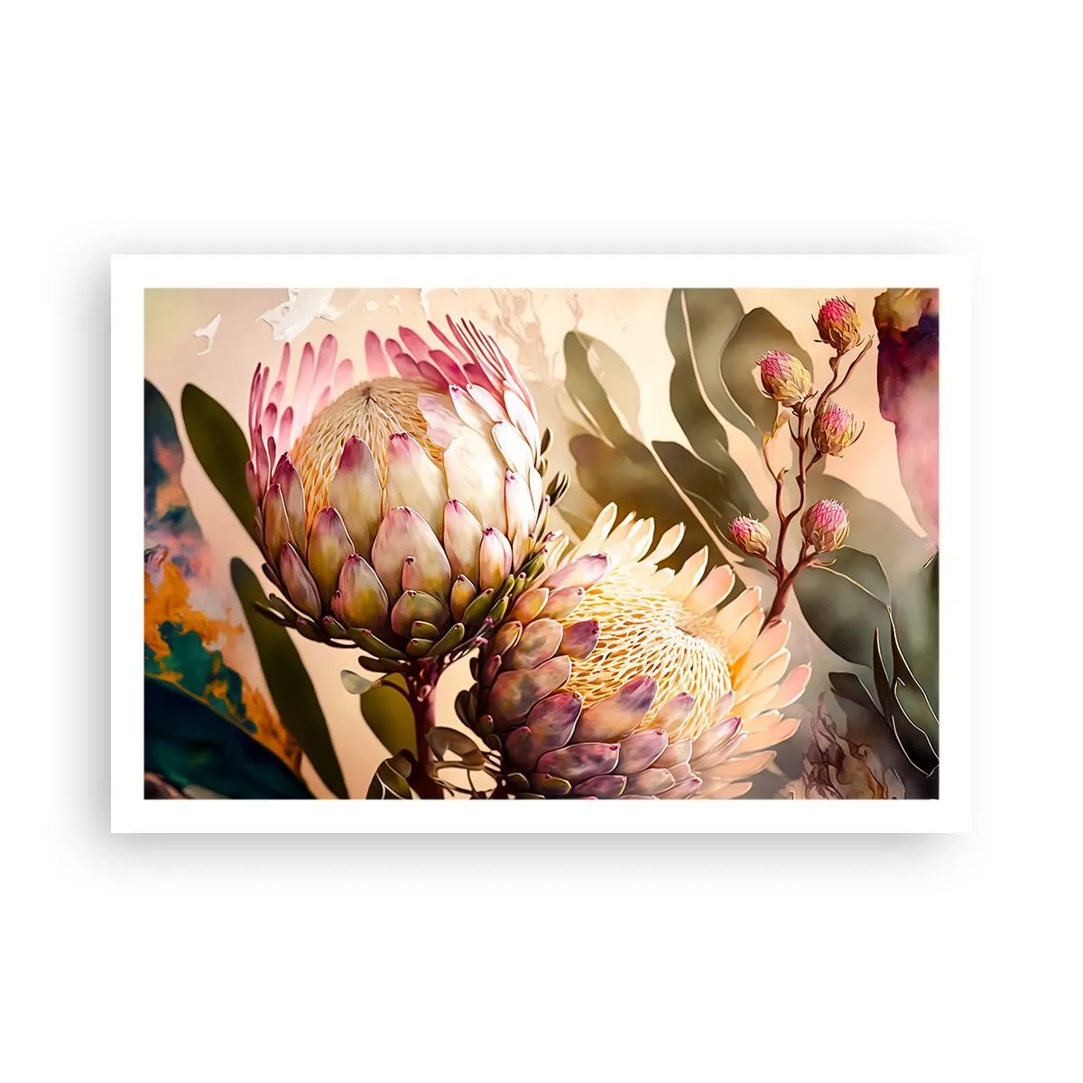 Pôster - Abraçado com ternura - 91x61 cm