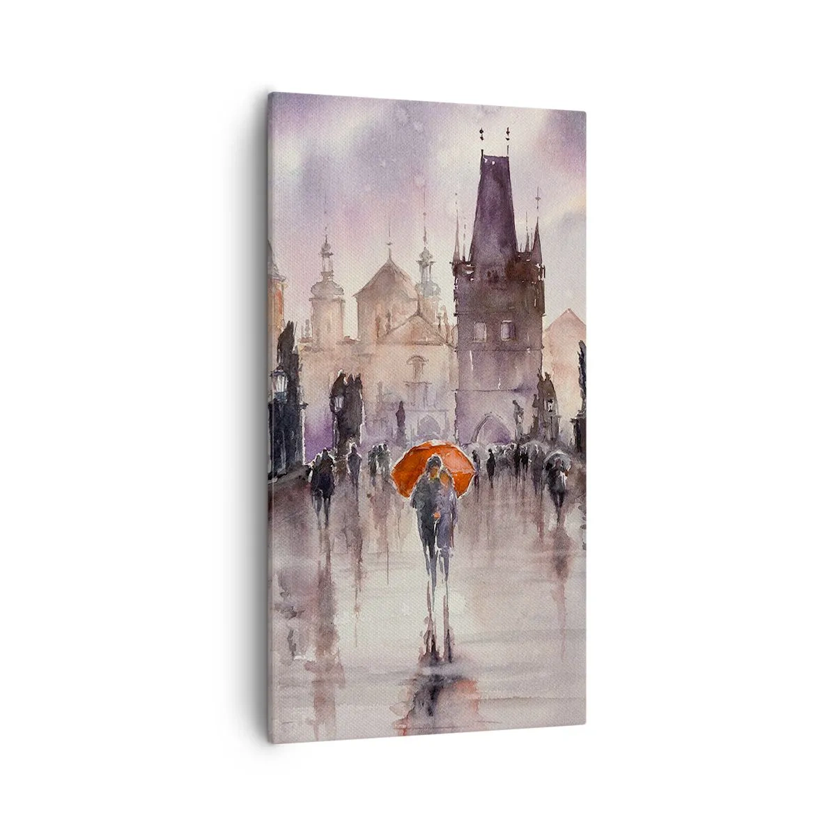 Quadro em tela - Pessoas não mudam - 55x100 cm