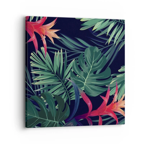 Quadro em tela - Queimar em verde - 30x30 cm