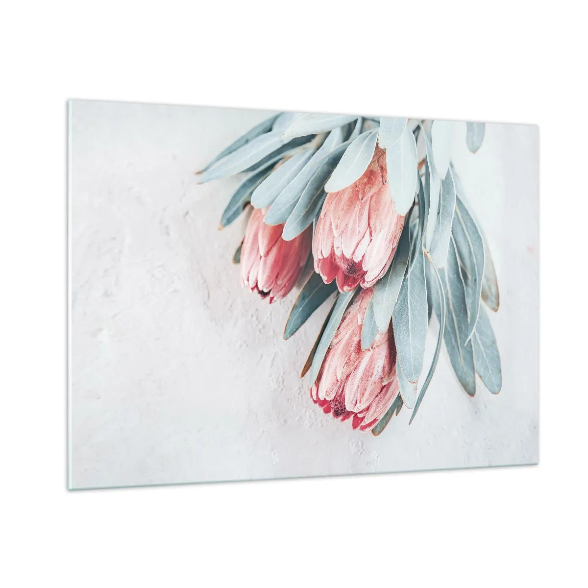 Quadro em vidro - Envergonhadas da sua própria beleza - 100x70 cm