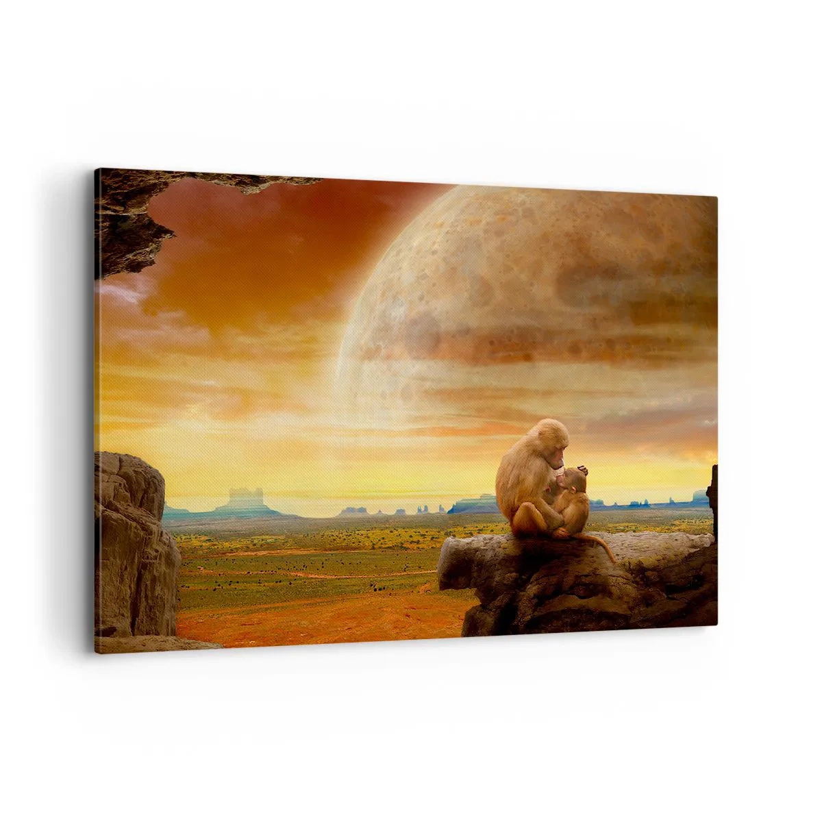 Quadro em tela - O amor é o mesmo em todos os lugares - 100x70 cm