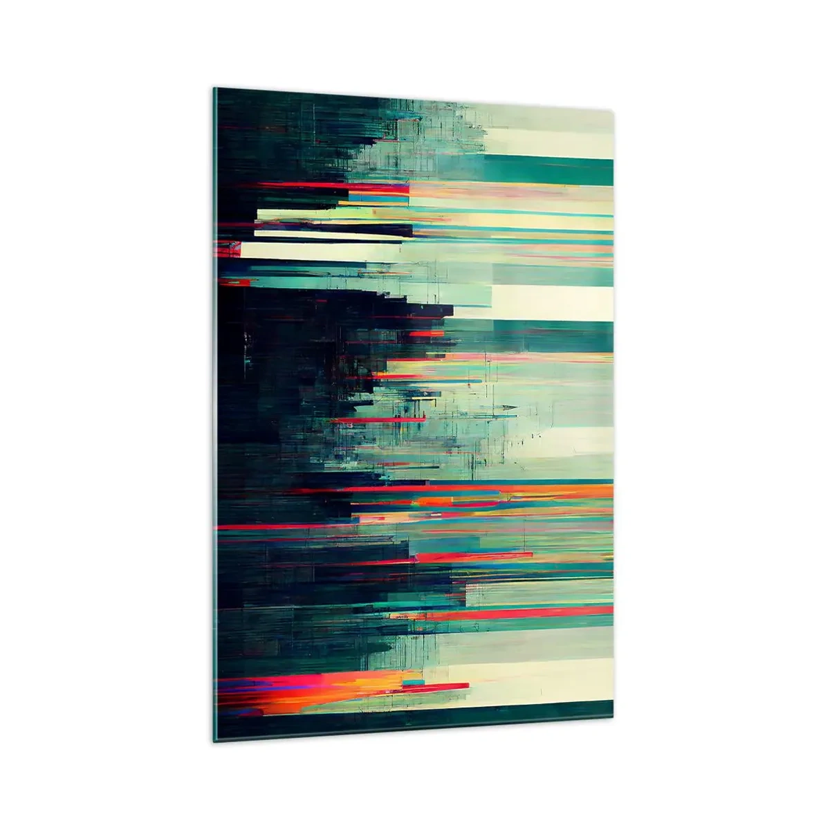 Quadro em vidro - Cidade futurista - 70x100 cm