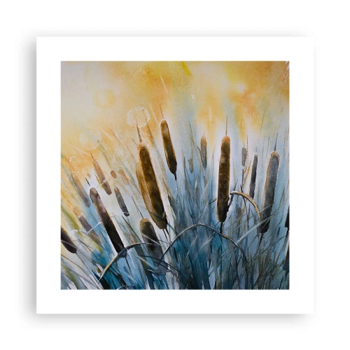 Pôster - O frio da água, o calor do sol - 40x40 cm
