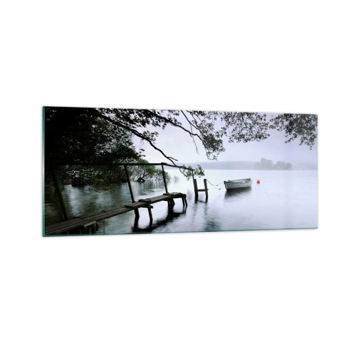 Quadro em vidro - Descanso imediato - 100x40 cm