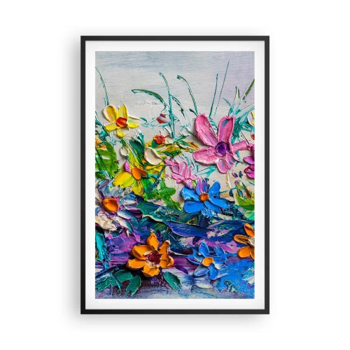 Pôster com moldura preta - Não é de todo natureza morta - 61x91 cm