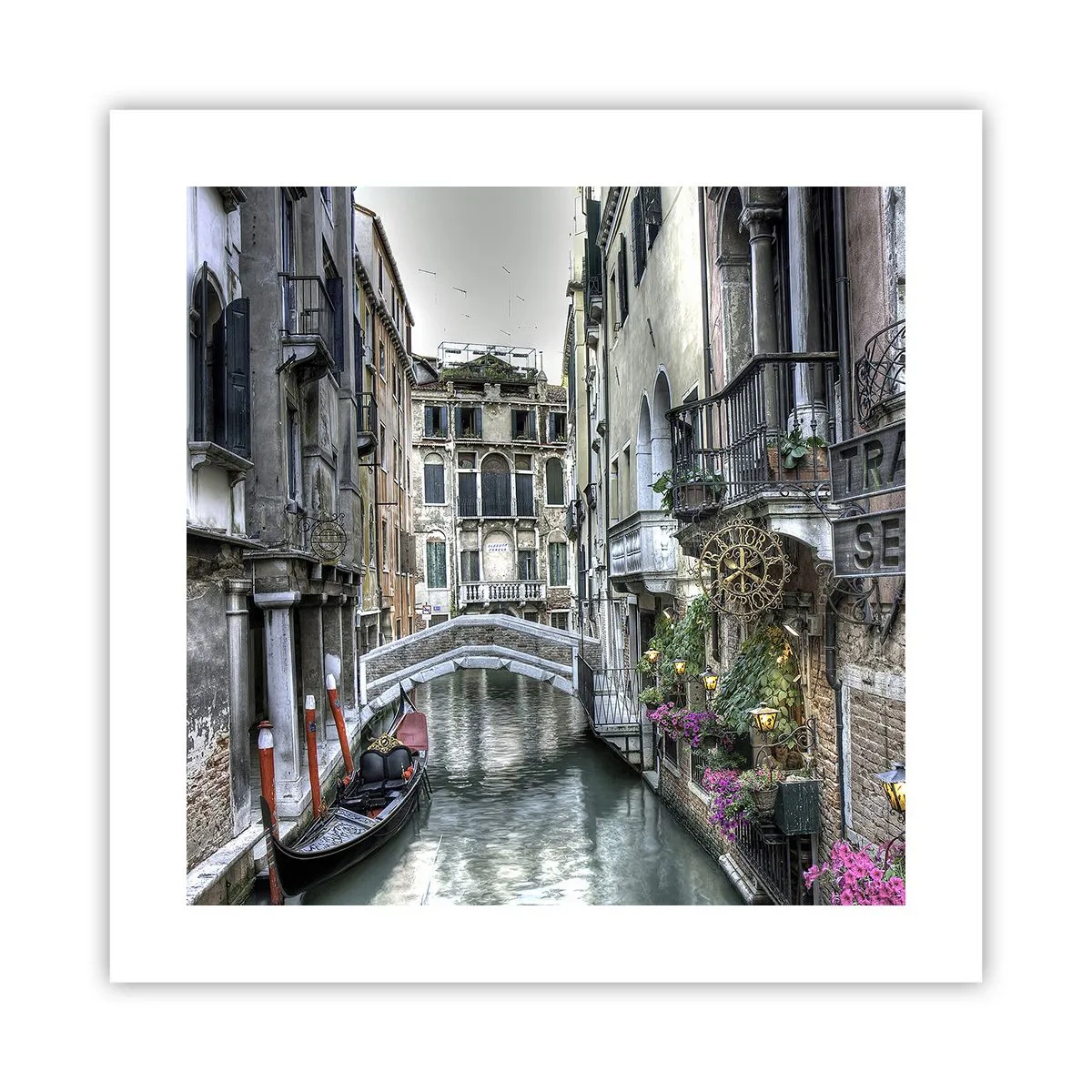 Pôster - Há séculos em devaneio silencioso - 40x40 cm