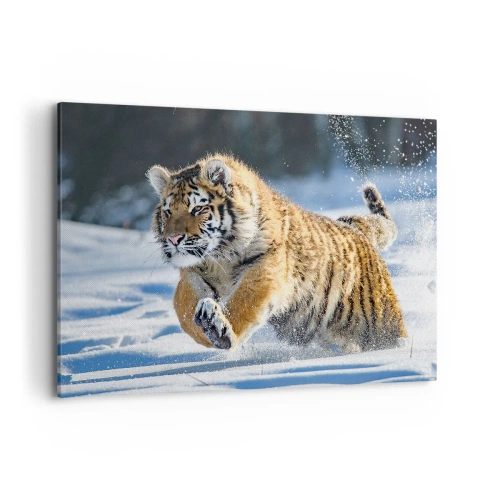 Quadro em tela - O deus da taiga siberiana - 100x70 cm
