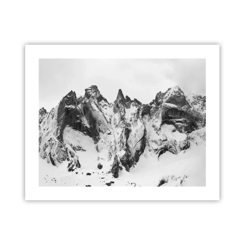 Pôster - O assustador cume de granito - 50x40 cm