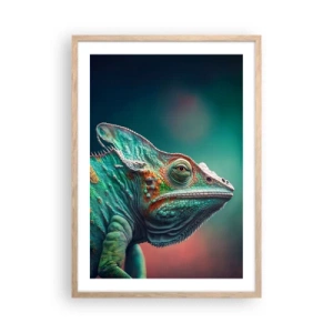 Pôster com moldura de carvalho claro - Estás a ver-me? Isso não é bom… - 50x70 cm