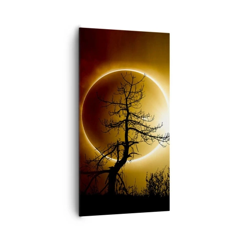 Quadro em tela - Eclipse total - 65x120 cm