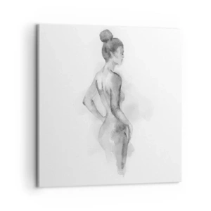 Quadro em tela - Linda como uma pintura - 60x60 cm