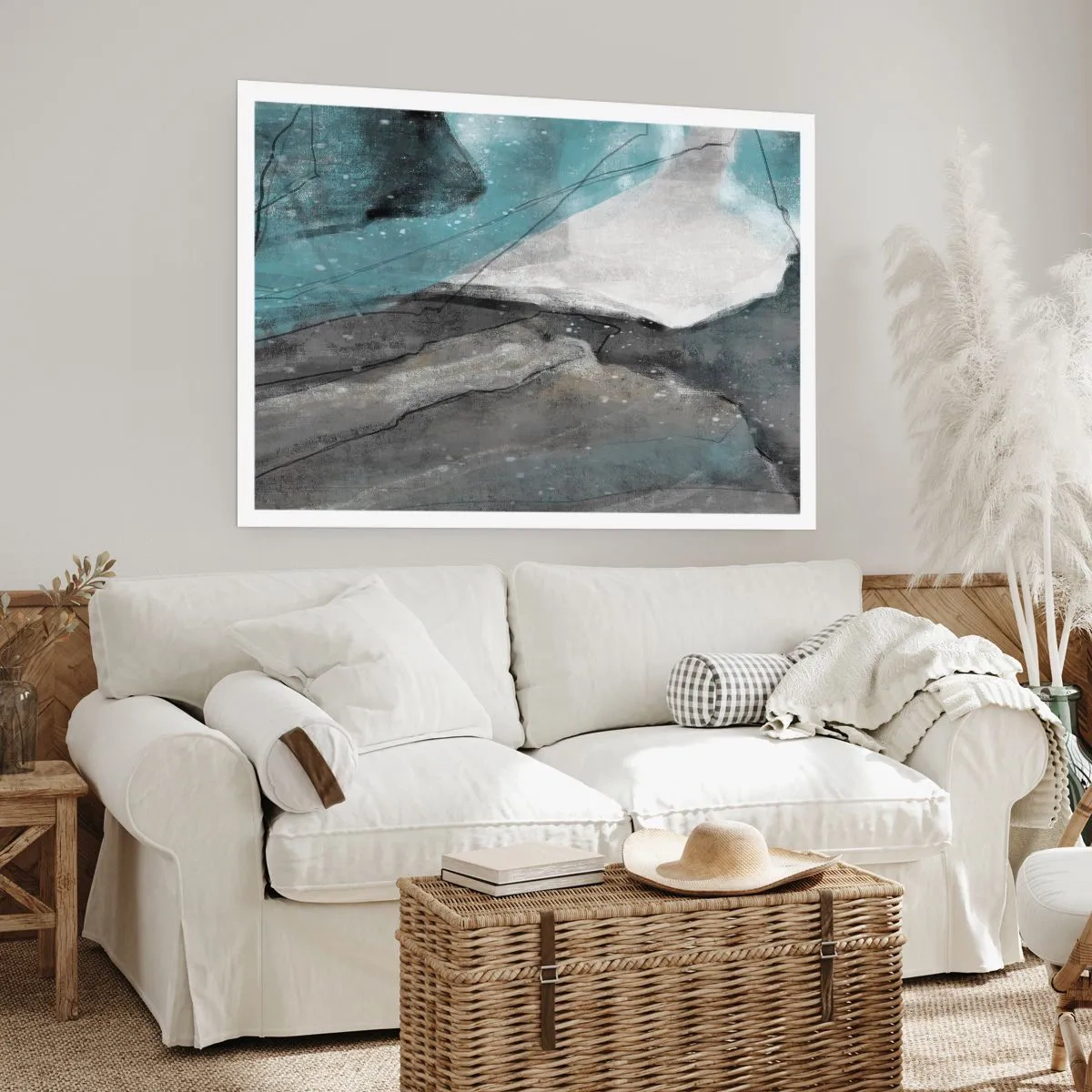 Pôster - Resumo: rochas e gelo - 50x40 cm