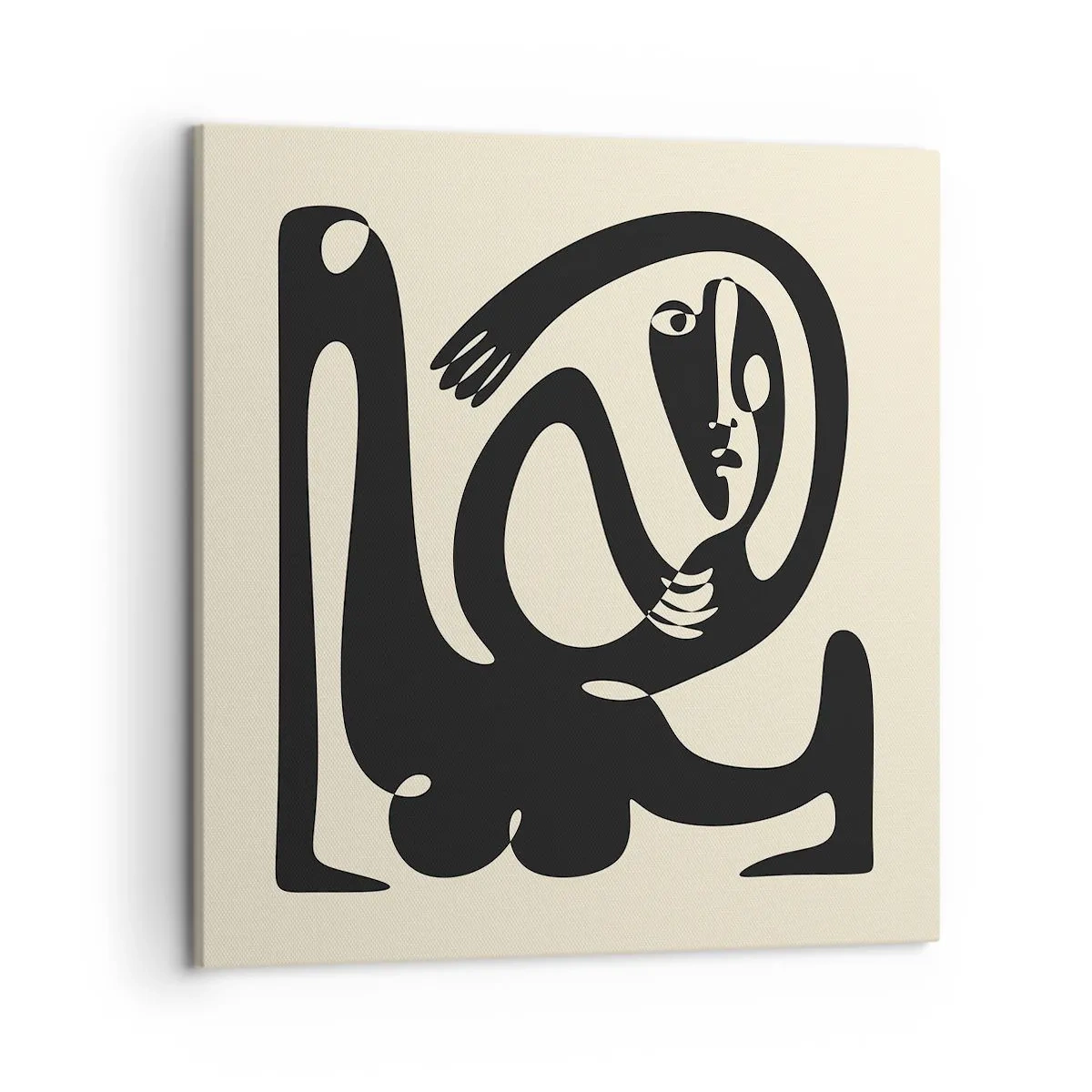 Quadro em tela - Quase Picasso - 50x50 cm