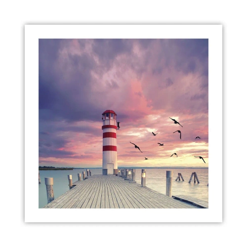 Pôster - Hora de ir ao porto - 50x50 cm