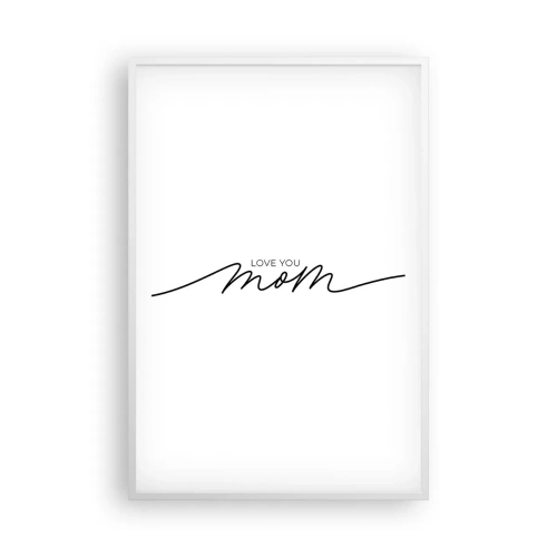 Pôster em moldura branca - Uma grande emoção - 61x91 cm