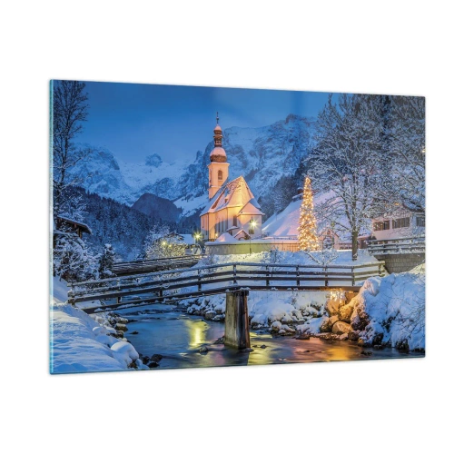 Quadro em vidro - O Espírito do Natal - 120x80 cm