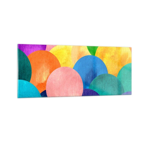Quadro em vidro - A plenitude original da vida - 100x40 cm