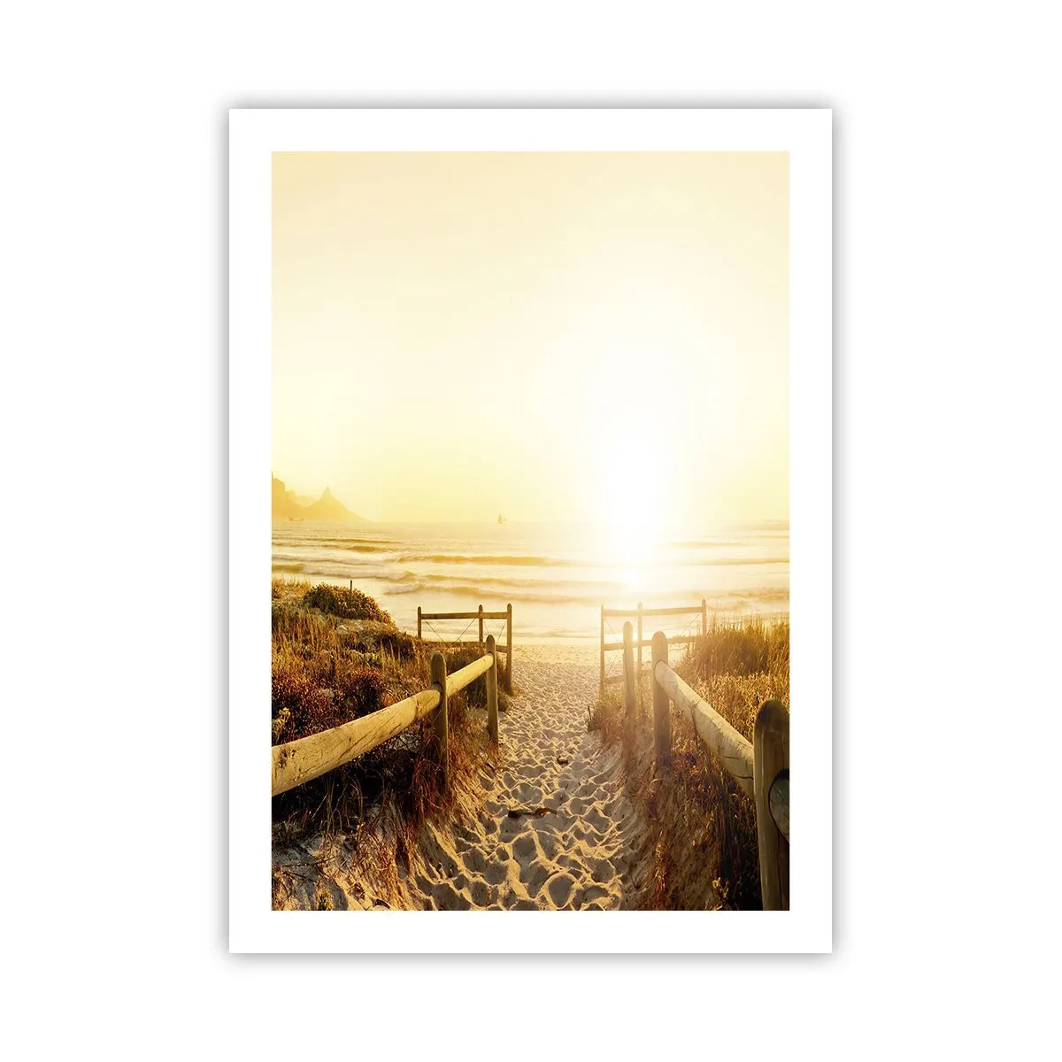 Pôster - Pelaa duna, em direção ao sol - 50x70 cm