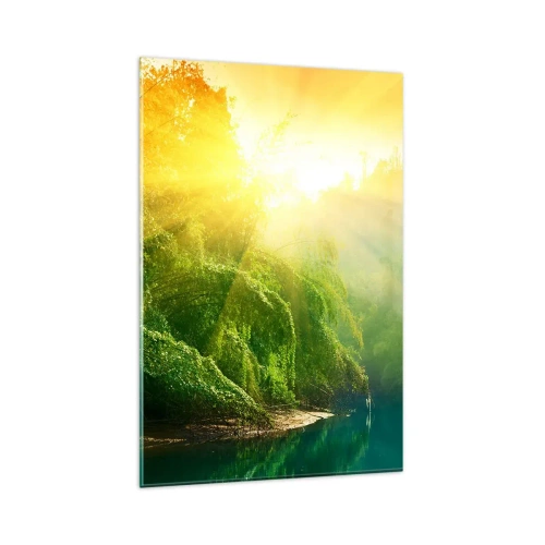 Quadro em vidro - Afogar-se ao sol e à sombra - 80x120 cm