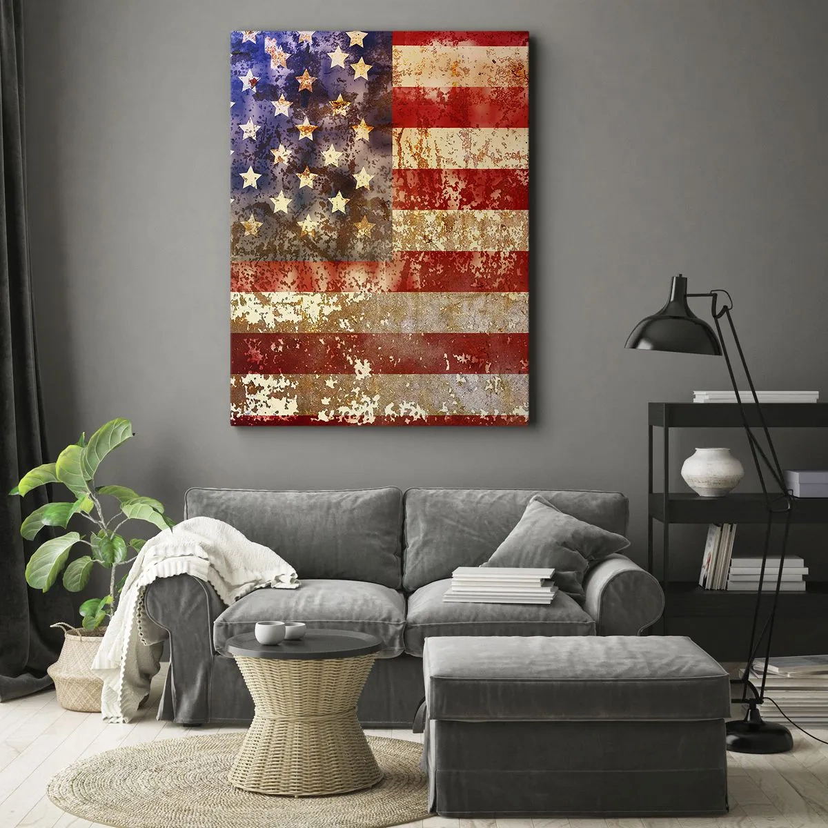 Quadro em tela - A glória não será esquecida - 80x120 cm