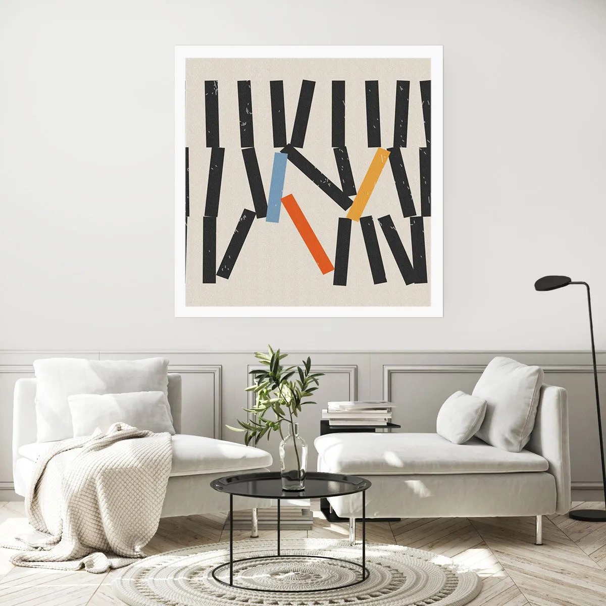 Pôster - Dominó – composição - 40x40 cm
