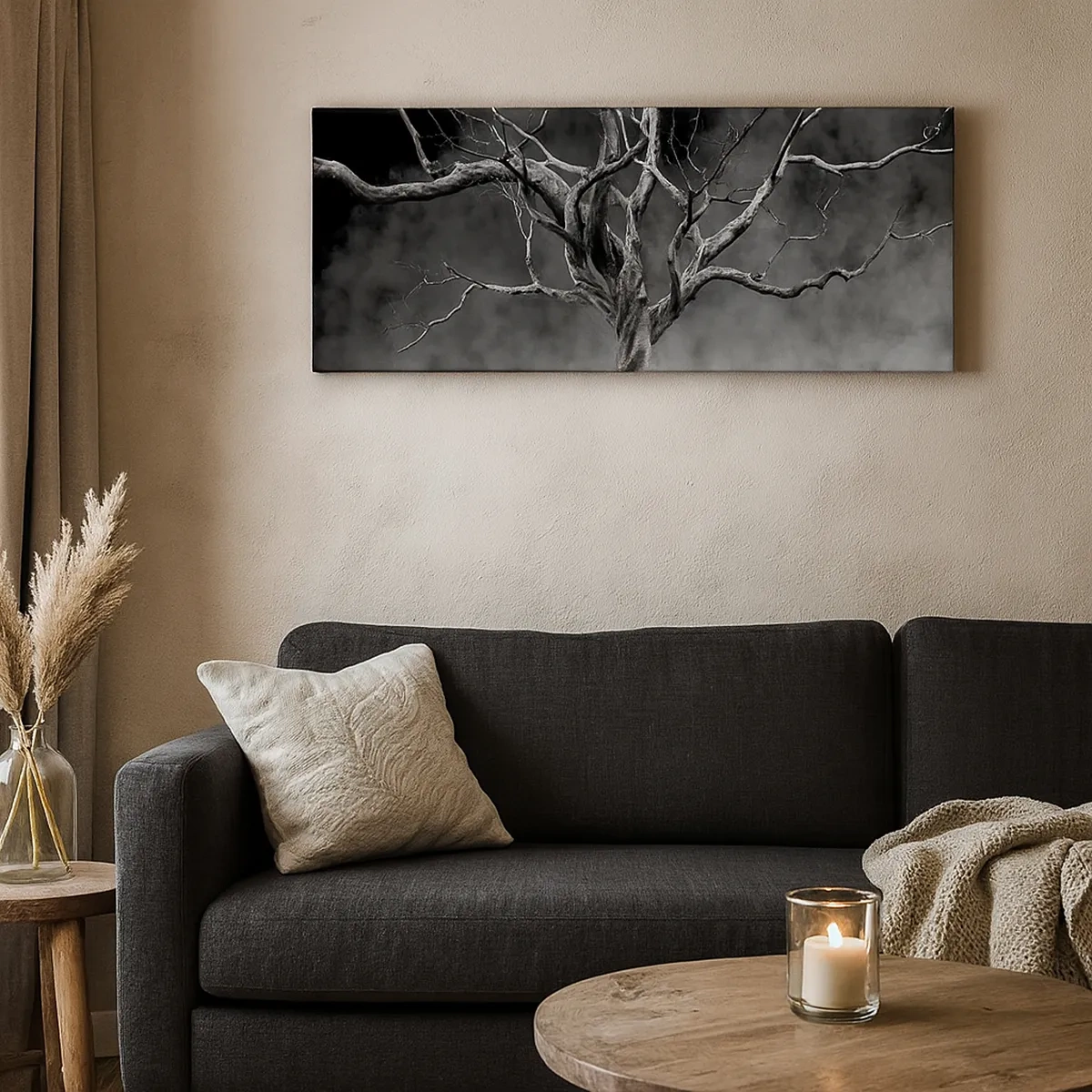 Quadro em tela - Primitivo e sagrado - 30x30 cm