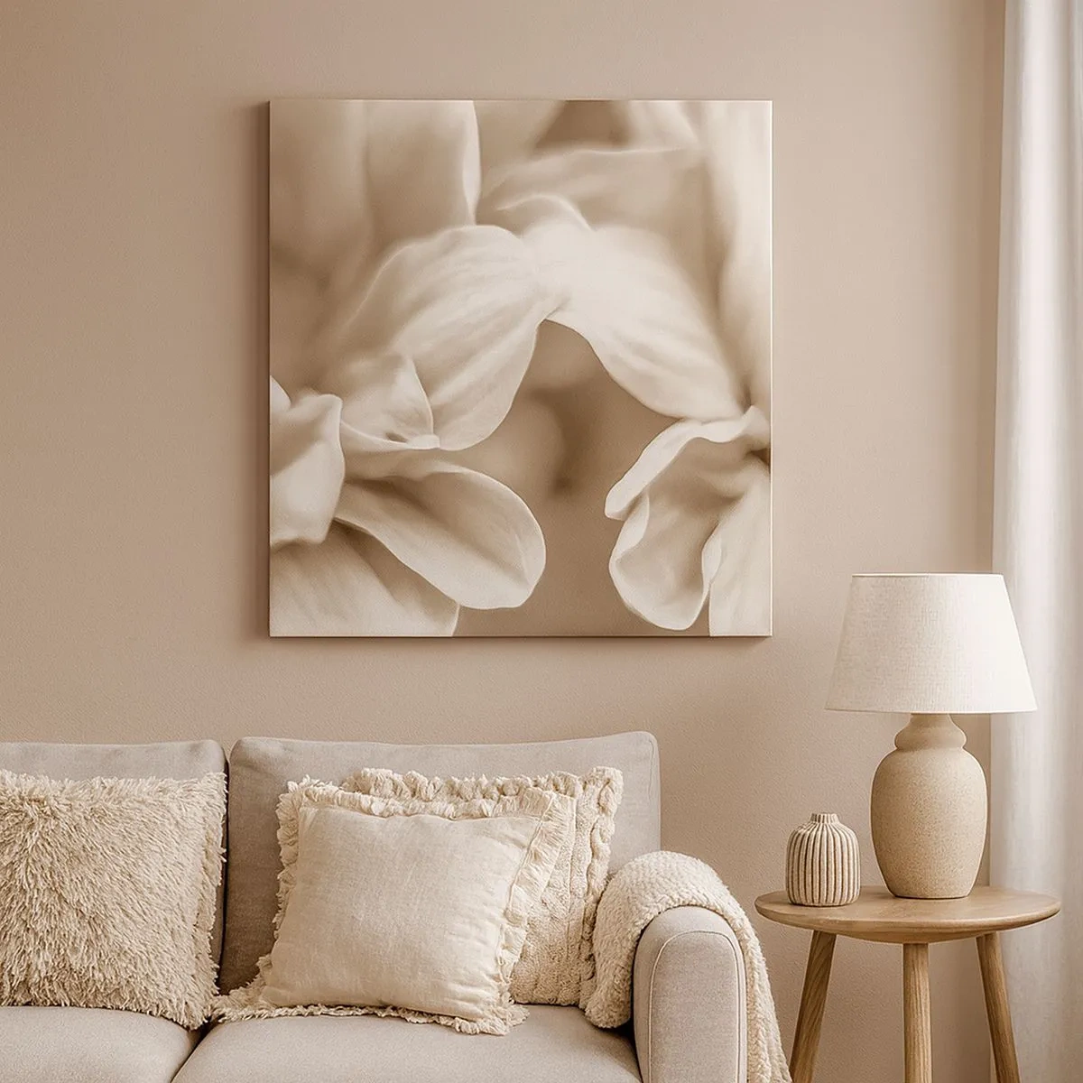 Quadro em tela - Gentil como um sorriso - 30x30 cm