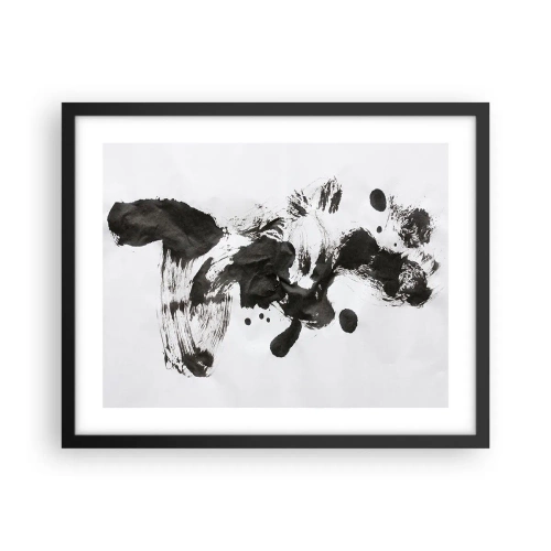 Pôster com moldura preta - Existe um método para a loucura? - 50x40 cm