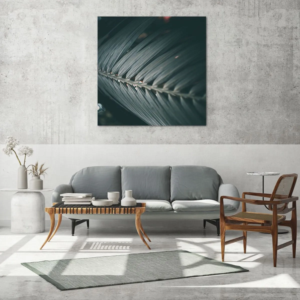 Quadro em vidro - A precisão da natureza - 30x30 cm