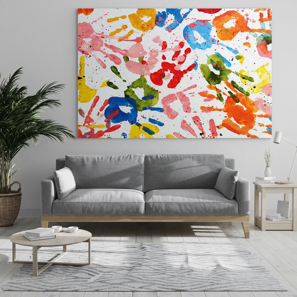 Quadro em vidro - Siga os passos - 120x80 cm