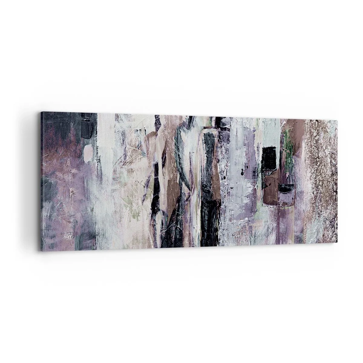 Quadro em tela - Três misteriosos - 100x40 cm