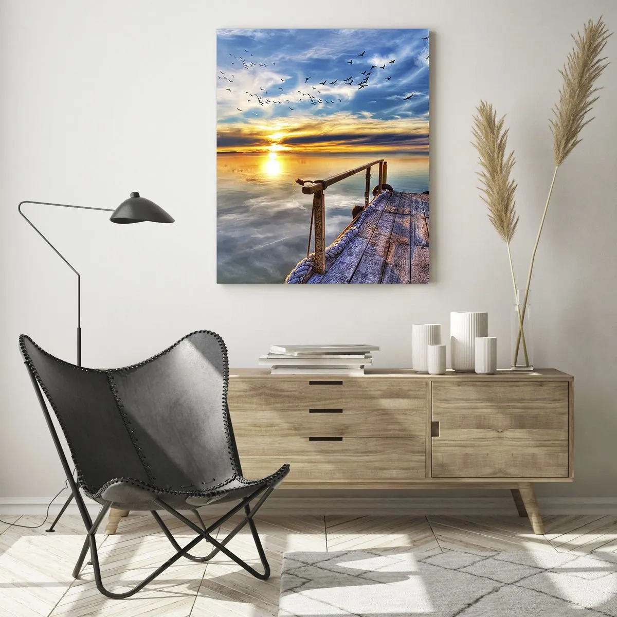Quadro em vidro - O vento descansa - 70x100 cm