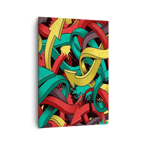 Quadro em tela - Qual o caminho para o destino? - 50x70 cm