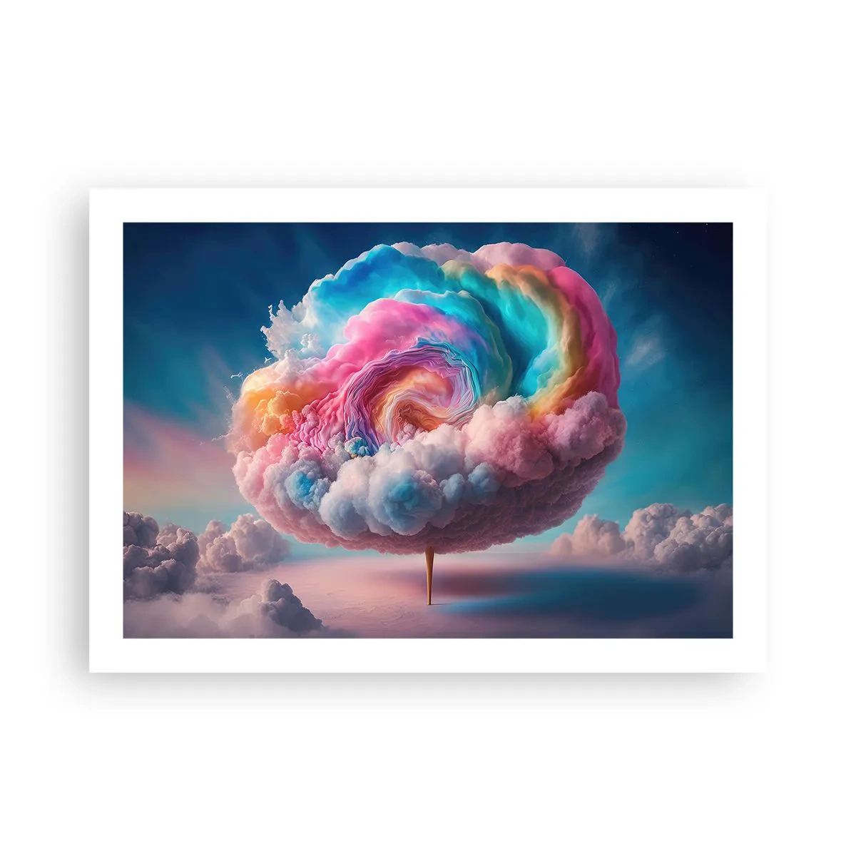 Pôster - O sonho de um parque de diversões - 70x50 cm