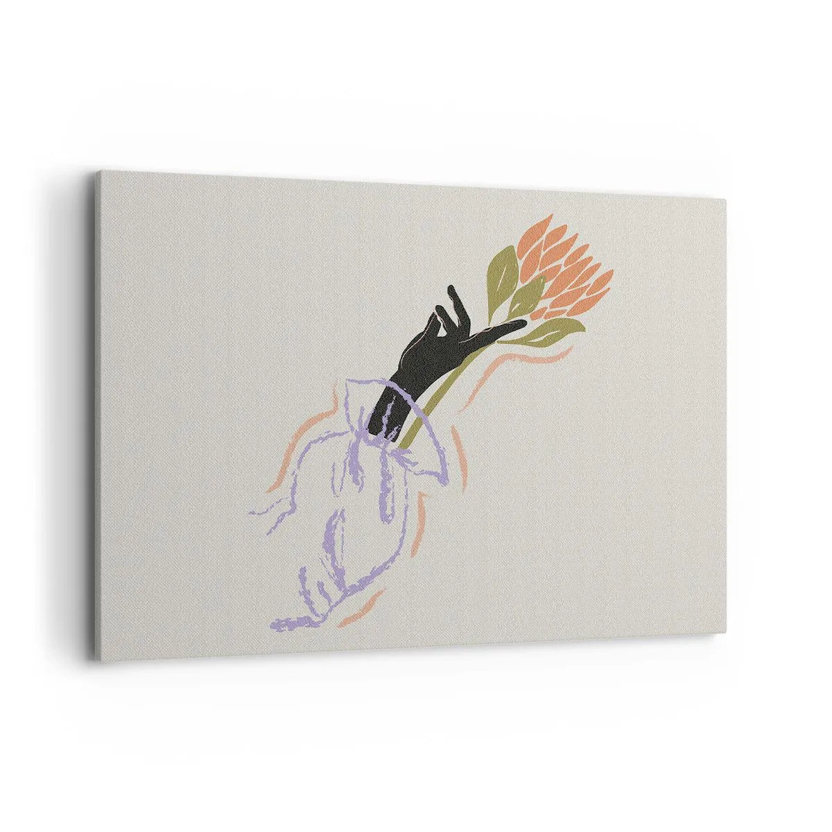 Quadro em tela - Toque fraterno - 100x70 cm