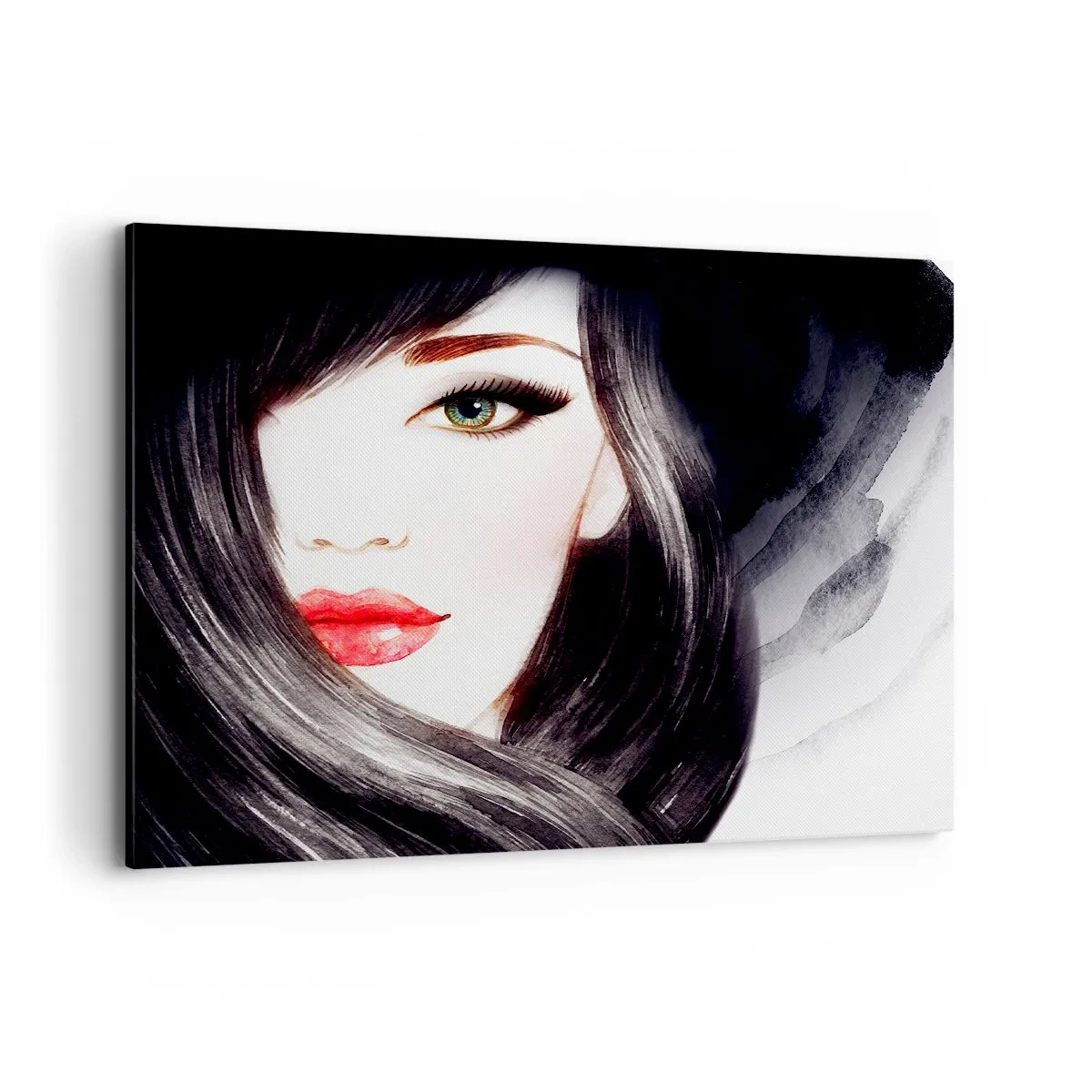 Quadro em tela - Olhar de safira - 100x70 cm