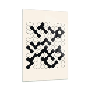 Quadro em vidro - Jogo chinês – variação - 50x70 cm